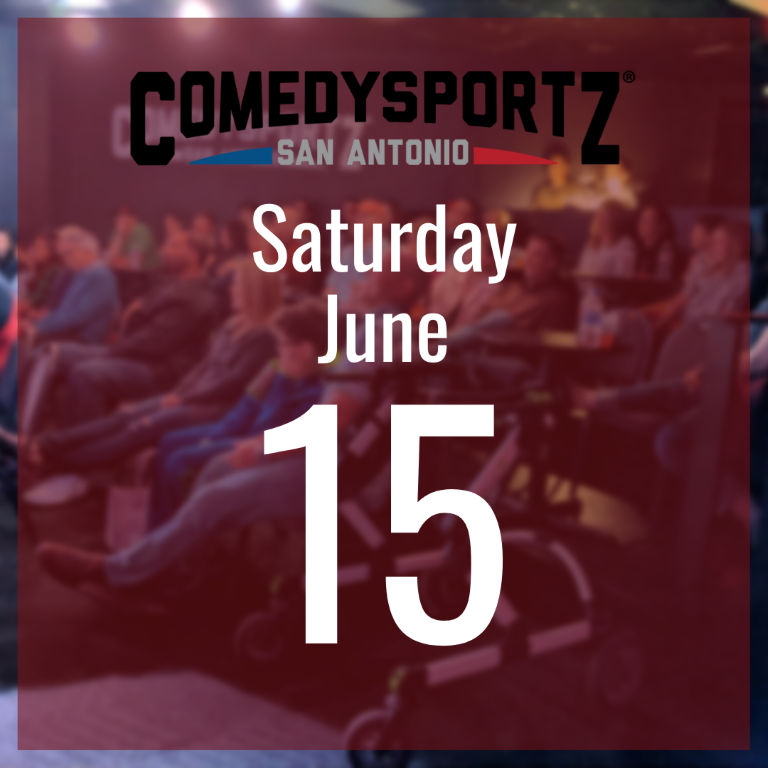 7:30 PM Saturday June 15th - ComedySportz Main Event