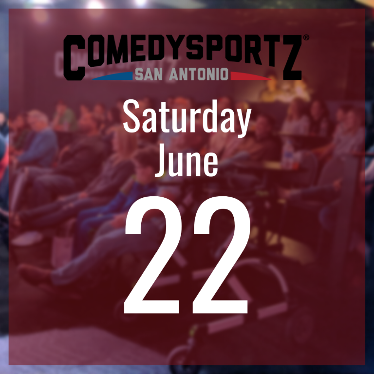 7:30 PM Saturday June 22nd - ComedySportz Main Event
