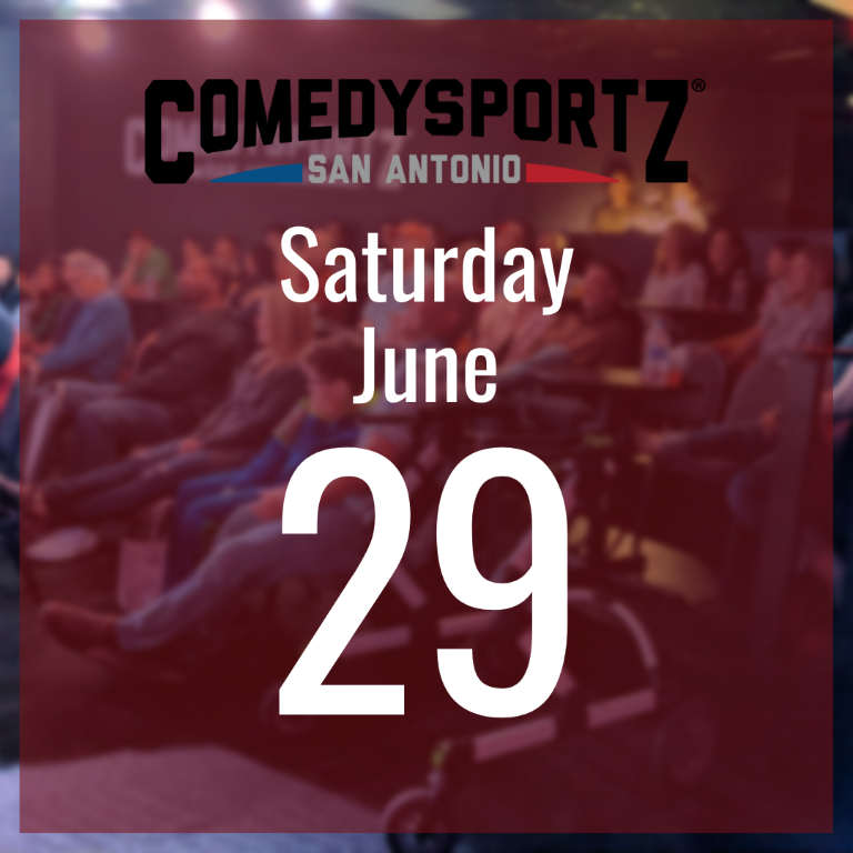 7:30 PM Saturday June 29th - ComedySportz Main Event