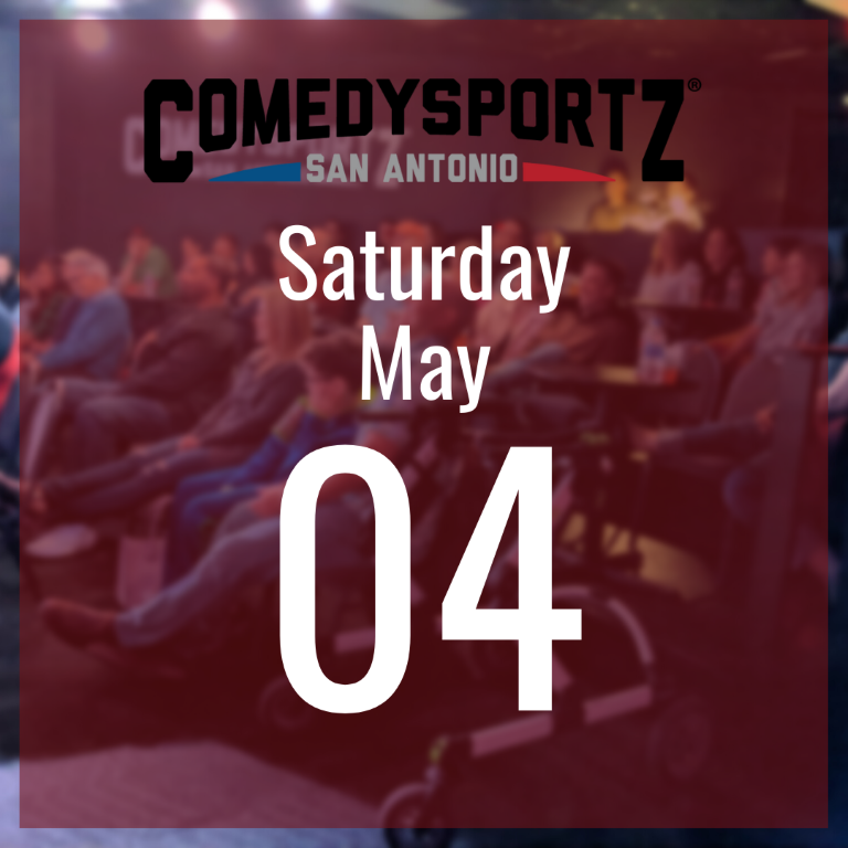 7:30 PM Saturday May 4th - ComedySportz Main Event