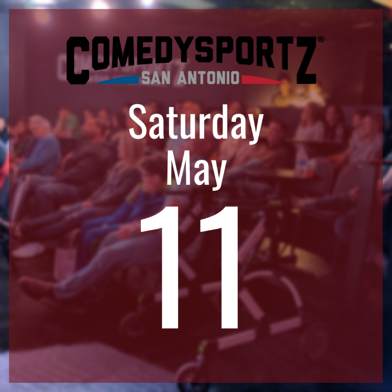 7:30 PM Saturday May 11th - ComedySportz Main Event