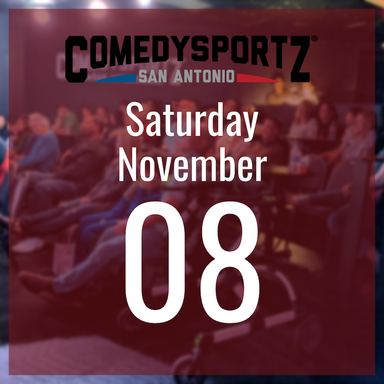 7:30 PM Saturday November 8th - ComedySportz Main Event